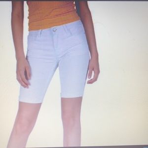 Numero Women's Mid Rise Bermuda Denim Jeans Shorts